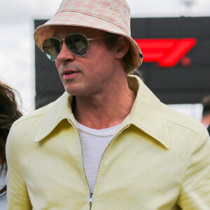 L'acteur était présent sur le circuit automobile de Silverstone dimanche 7 juillet 2024, à l'occasion du Grand Prix de Grande-Bretagne
Brad Pitt au Grand Prix de Grande-Bretagne à Silverstone. Photo by ESM/Imago/ABACAPRESS.COM