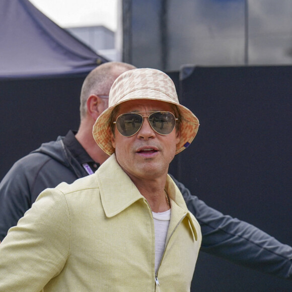 Ines de Ramon l'a accompagné sur place pour l'occasion
Brad Pitt et Ines De Ramon au Grand Prix de Grande-Bretagne à Silverstone. Photo by ESM/Imago/ABACAPRESS.COM