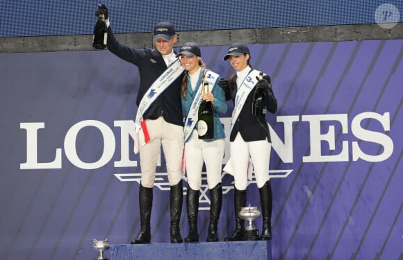 Max Kühner, Inès Joly, Nina Mallevaey - Jumping international Monte Carlo, Longines Global Champions Tour à Monaco le 6 juillet 2024. © Claudia Albuquerque/Bestimage 