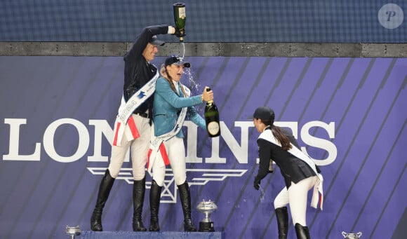 Max Kühner, Inès Joly, Nina Mallevaey - Jumping international Monte Carlo, Longines Global Champions Tour à Monaco le 6 juillet 2024. © Claudia Albuquerque/Bestimage 