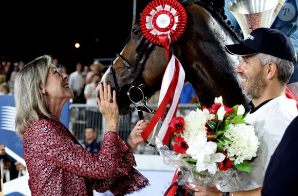 La princesse Caroline de Hanovre - Jumping international Monte Carlo, Longines Global Champions Tour à Monaco le 6 juillet 2024. © Claudia Albuquerque/Bestimage 