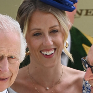 Le roi Charles III à Royal Ascot le 21 juin 2024