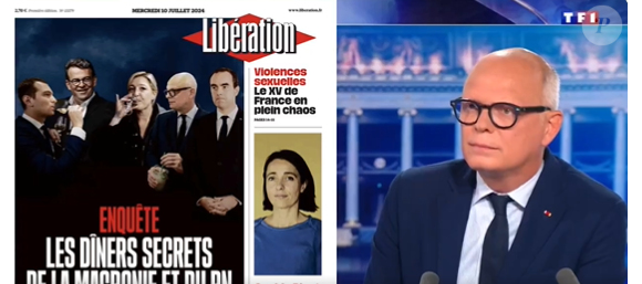 Et le politique a été questionné sur un dîner secret qu'il aurait partagé avec Marine Le Pen
Edouard Philippe était l'invité de Gilles Bouleau dans le "20h" de TF1.