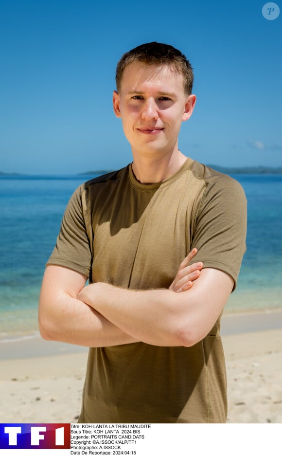 Maxim, aventurier de "Koh-Lanta, La Tribu maudite" sur TF1.