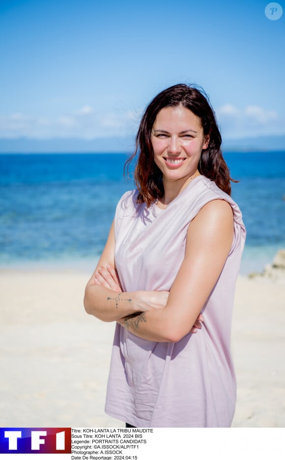 Sarah, aventurière de "Koh-Lanta, La Tribu maudite" sur TF1.