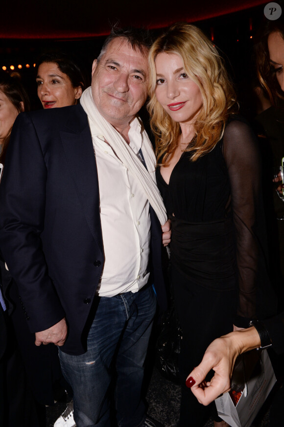Jean-Marie Bigard et et sa femme Lola Marois Lors de l'after party du film "Chacun sa vie" à L'Arc à Paris, le 13 mars 2017