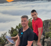 Il se prénomme Étienne et partage sa vie entre la Côte d'Azur et la ville du Cap, en Afrique du Sud
Ralf Schumacher et son compagnon, Étienne.