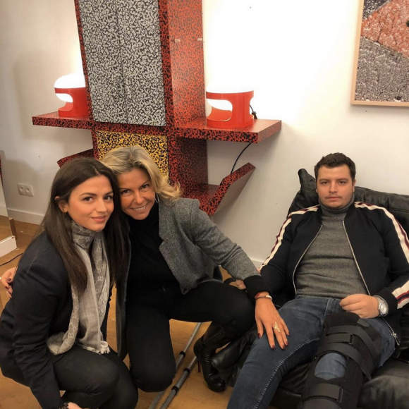 Caroline Margeridon (Affaire conclue) avec ses enfants, Alexandre et Victoire - Instagram, 18 novembre 2019