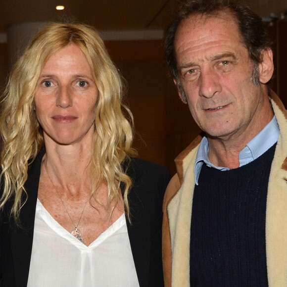 Avec qui il a vécu une belle histoire
Sandrine Kiberlain et Vincent Lindon - Présentation de la rétrospective de Vincent Lindon à la cinémathèque française à Paris, le 5 juin 2017. © Veeren/Bestimage