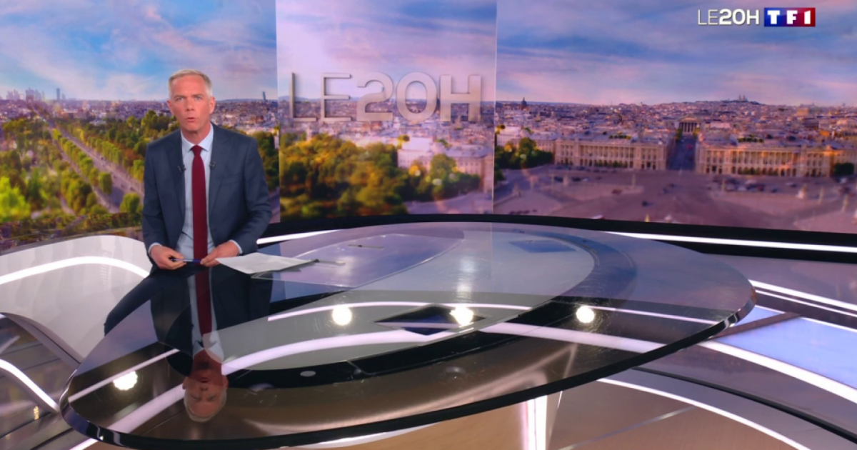 Une erreur au JT de TF1 oblige le présentateur du 20h à faire une ...