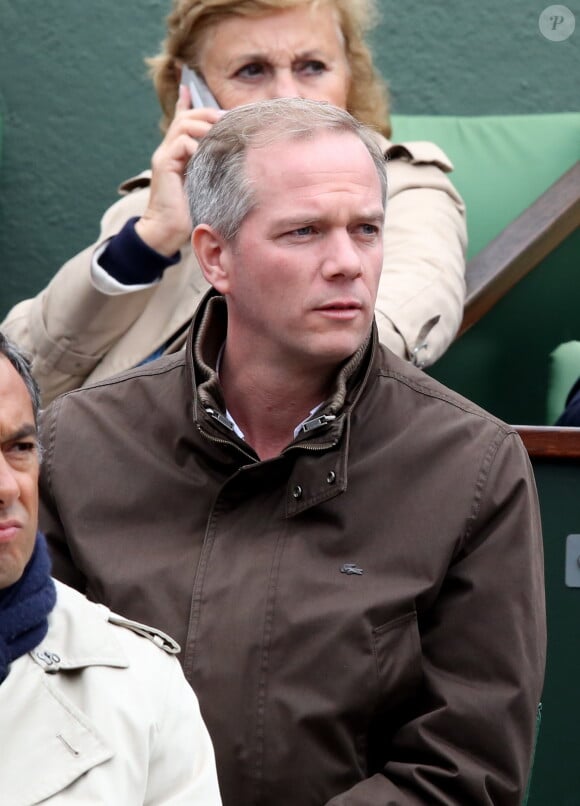 Julien Arnaud dans les tribunes des internationaux de France de Roland Garros à Paris le 3 juin 2016