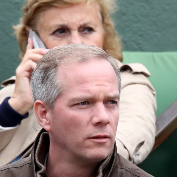 Julien Arnaud dans les tribunes des internationaux de France de Roland Garros à Paris le 3 juin 2016