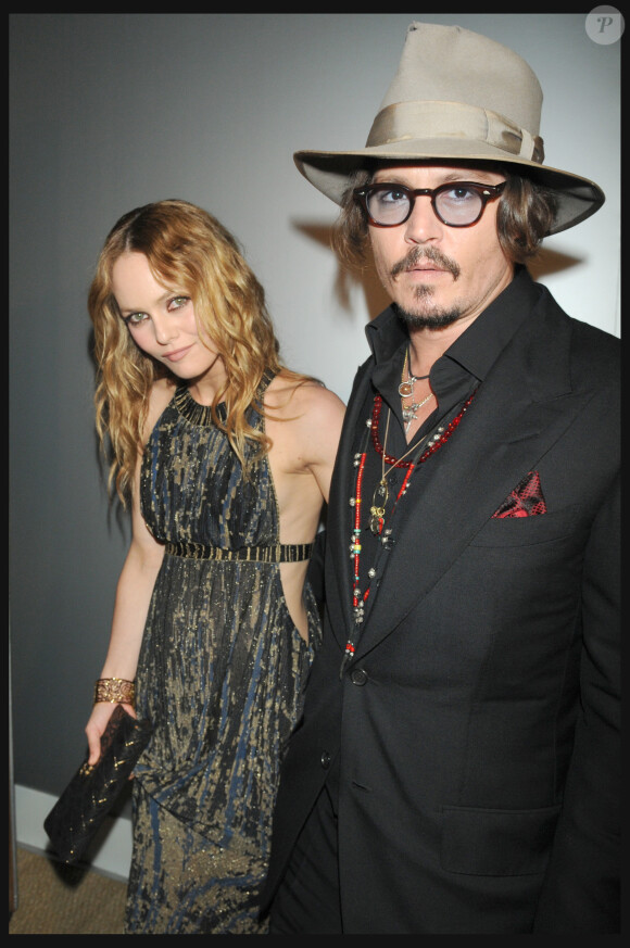 Johnny Depp et Vanessa Paradis en 2010