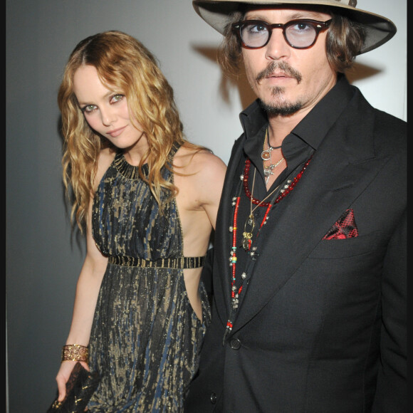 Johnny Depp et Vanessa Paradis en 2010