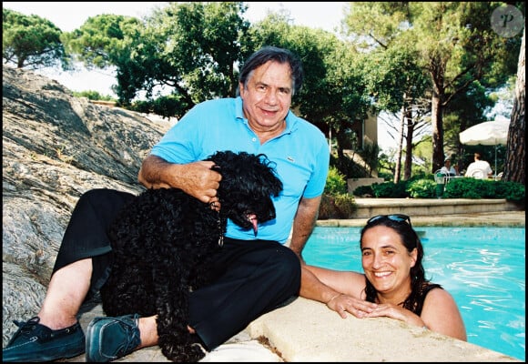 Archives - ​​Michel Galabru et sa femme, Claude Etevenon à Ramatuelle.