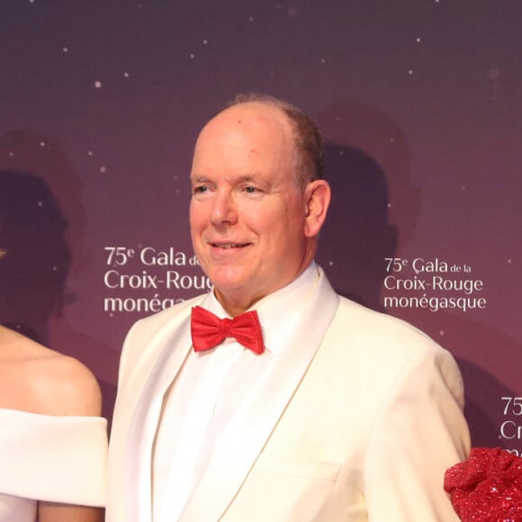 Le prince Albert II et la princesse Charlene de Monaco, Camille Gottlieb - 75ème édition du Gala de la Croix Rouge monégasque au Sporting Monte-Carlo à Monaco le vendredi 19 juillet 2024. © Jean-François Ottonello / Nice-Matin / Bestimage 