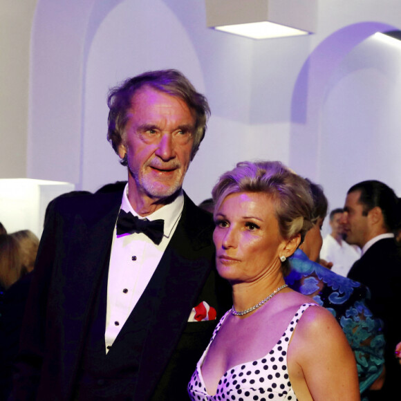 Jim Ratcliffe (président-directeur général du groupe chimique Ineos et de l'OGC Nice) et sa femme Alicia - 75ème édition du Gala de la Croix Rouge monégasque au Sporting Monte-Carlo à Monaco le vendredi 19 juillet 2024. © Jean-François Ottonello / Nice-Matin / Bestimage 