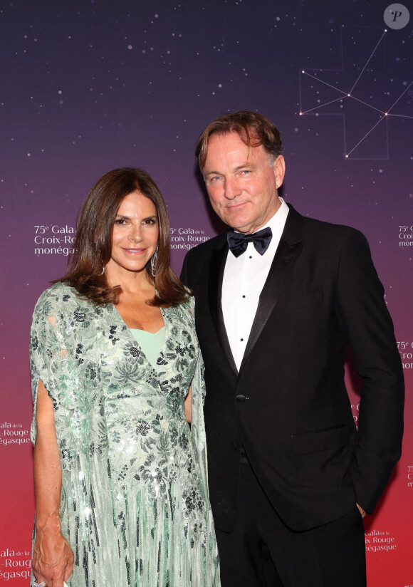 Espen Oeino et sa femme Sabrina - 75ème édition du Gala de la Croix Rouge monégasque au Sporting Monte-Carlo à Monaco le vendredi 19 juillet 2024. © Claudia Albuquerque / Bestimage 