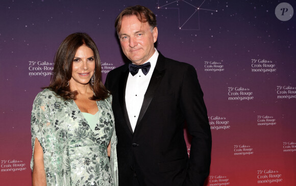 Espen Oeino et sa femme Sabrina - 75ème édition du Gala de la Croix Rouge monégasque au Sporting Monte-Carlo à Monaco le vendredi 19 juillet 2024. © Claudia Albuquerque / Bestimage 