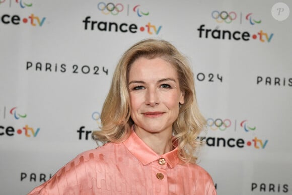 En effet, Louise Ekland, qui va co-animer ''Télématin'' pendant les Jeux Olympiques, dit tout le bien qu'elle pense de son collègue.
La présentatrice de télévision franco-britannique Louise Ekland pose pour un photocall avant la conférence de presse de France Télévisions "Paris 2024" à Paris le 11 juin 2024. Firas Abdullah/ABACAPRESS.COM