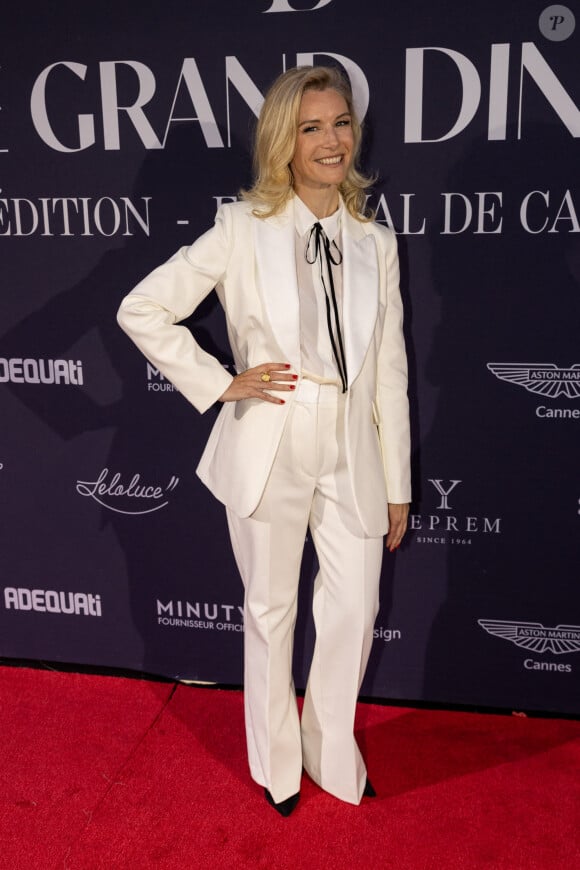 Louise Ekland lors du Grand Dîner de la 77e édition du Festival de Cannes autour d'un gala avec l'artiste Slimane dans le cadre exceptionnel du Palais Bulles de Pierre Cardin à Théoule-sur-Mer, le samedi 18 mai 2024. Cyril Château / ABACAPRESS.COM