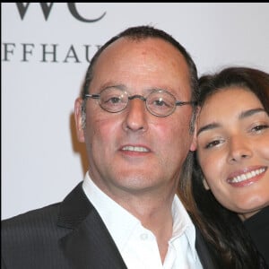 Jean Reno et sa femme Zofia Reno Borucka, soirée IWC Schaffhausen "The Crossing" au Palexpo de Genève dans le cadre du Salon International de l'Horlogerie