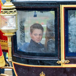 Le prince George de Galles - Les membres de la famille royale britannique lors de la parade Trooping the Color à Londres, Royaume Uni, le 15 juin 2024. © Backgrid USA/Bestimage 