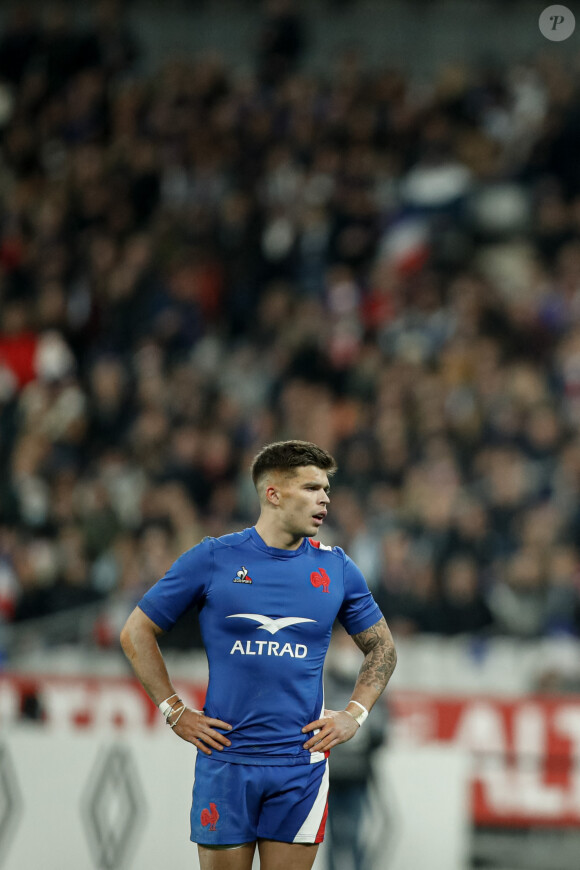 Matthieu Jalibert (France) - Rugby : Tournée d'Automne : La France s'impose 29 à 20 face à l'Argentine au Stade de France le 6 novembre 2021 Aurélien Morissard / Panoramic / Bestimage