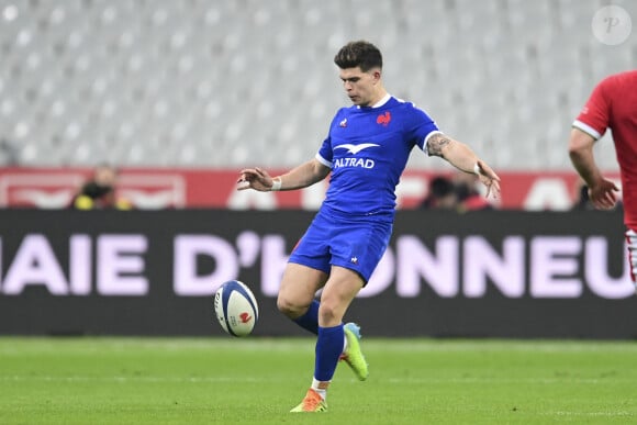 Matthieu Jalibert (Fra) Match de rugby des VI Nations opposant la France au pays de Galles au stade de France à Saint-Denis, Seine Saint-Denis, France, le 20 mars 2021. La France a gagné 32-30. © Jean-Baptiste Autissier/Panoramic/Bestimage