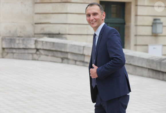 Laurent Jacobelli - Les députés élus aux dernières élections législatives arrivent à l'Assemblée Nationale à Paris le 8 juillet 2024. © Jonathan Rebboah / Panoramic / Bestimage