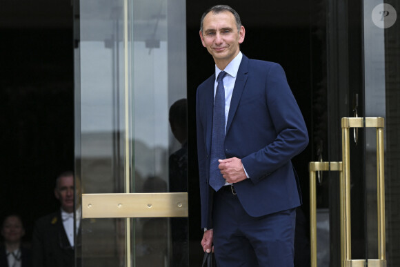 Laurent Jacobelli - Les députés élus aux dernières élections législatives arrivent à l'Assemblée Nationale à Paris le 8 juillet 2024. © Michael Baucher / Panoramic / Bestimage