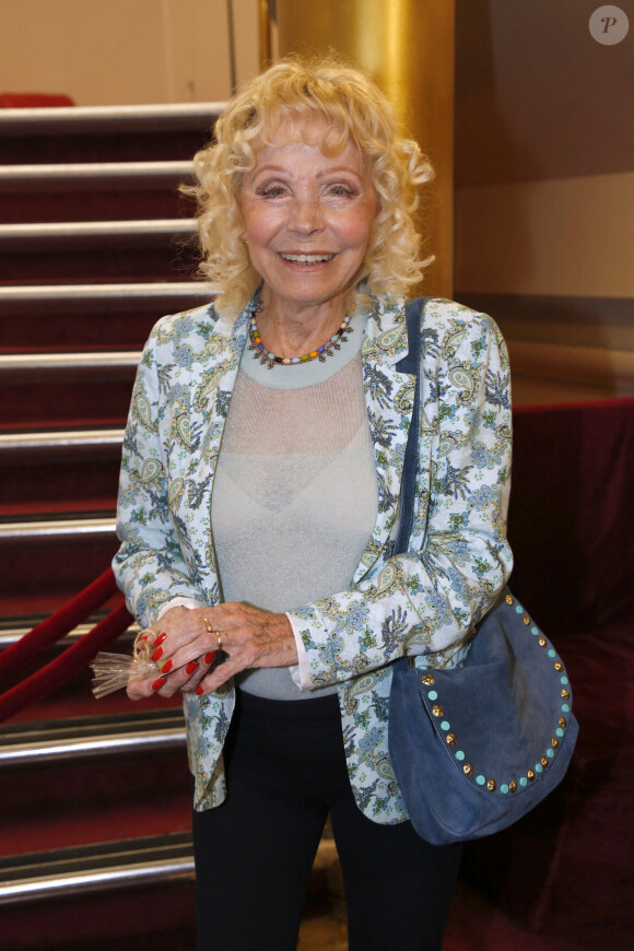 Une première fois dans les années 1960, en 1963 plus précisément, l'actrice se rendait sur le tournage du film Les Parapluies de Cherbourg
Exclusif - Isabelle Aubret - Audition de la Promotion 2024 de l'École " L'Entrée des Artistes " d'Olivier Belmondo au Théâtre des Mathurins à Paris le 17 Juin 2024. © Bertrand Rindoff / Bestimage 