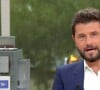 Depuis le lundi 15 juillet 2024, Christophe Beaugrand assure la présentation de "Bonjour !" à la place de Bruce Toussaint
Christophe Beaugrand sur le plateau de "Bonjour !"