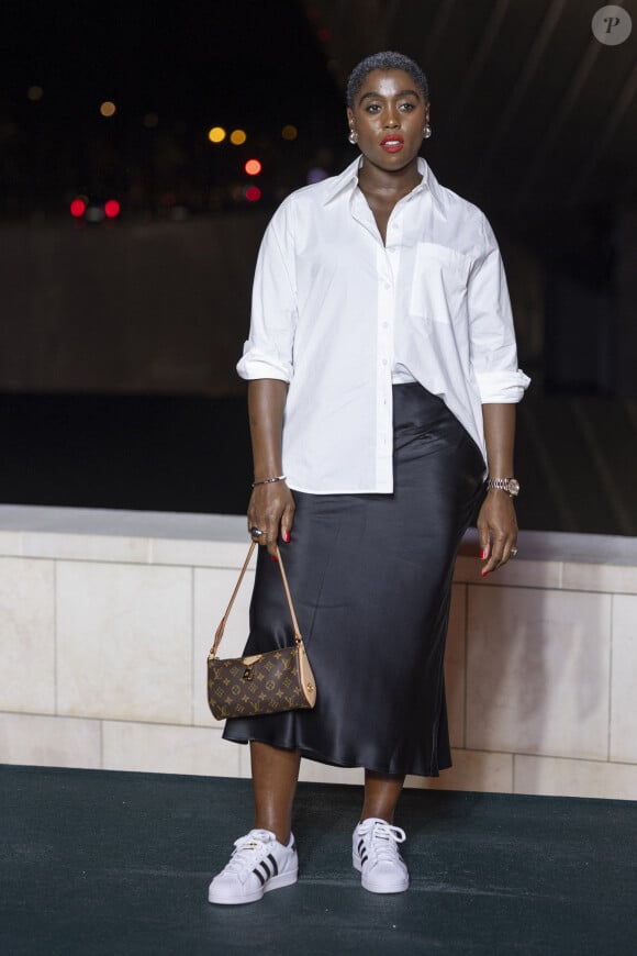 Lashana Lynch - Photocall du dîner "Prelude pour les JO" à la Fondation Vuitton à Paris, France, le 25 juillet 2024. © Olivier Borde/Bestimage 