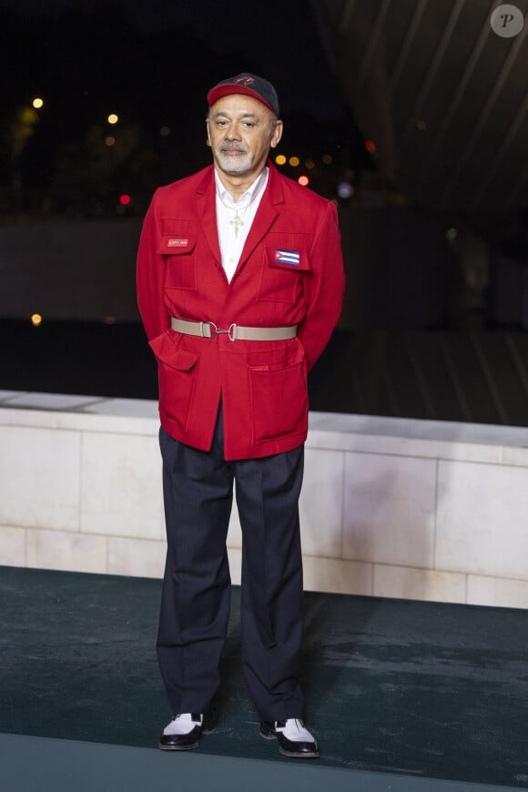 Christian Louboutin - Photocall du dîner "Prelude pour les JO" à la Fondation Vuitton à Paris, France, le 25 juillet 2024. © Olivier Borde/Bestimage 