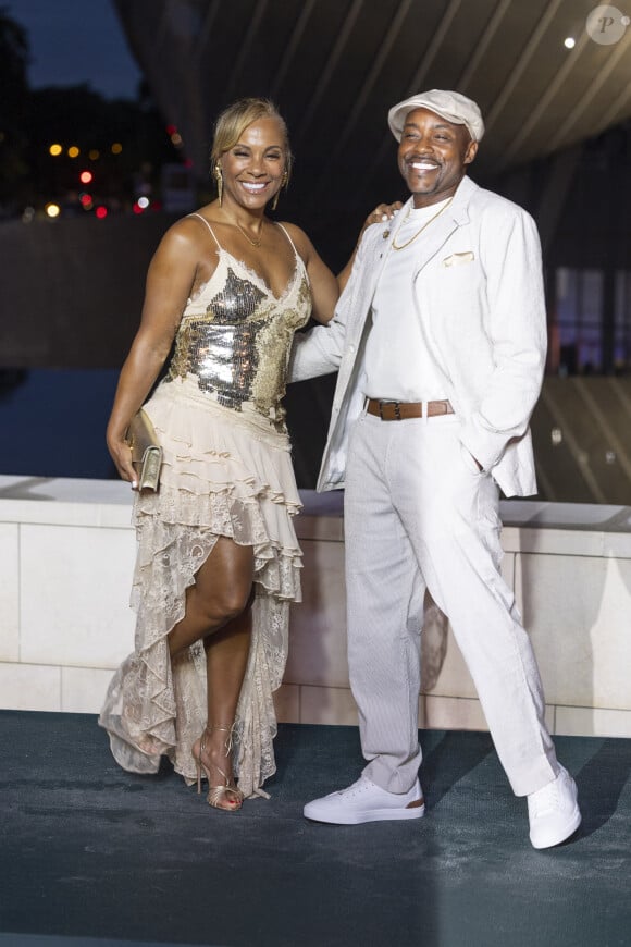 Heather Hayslett, William Packer - Photocall du dîner "Prelude pour les JO" à la Fondation Vuitton à Paris, France, le 25 juillet 2024. © Olivier Borde/Bestimage 