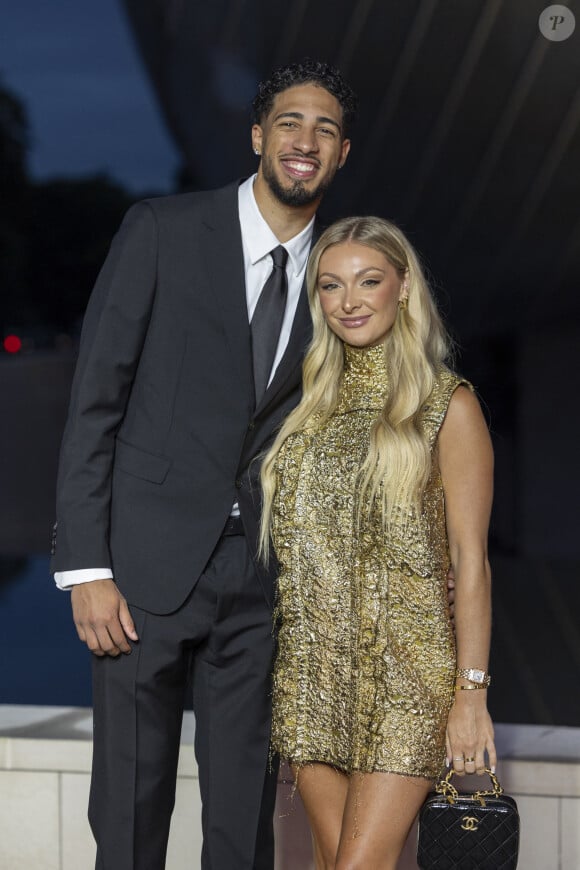 Tyrese Haliburton - Photocall du dîner "Prelude pour les JO" à la Fondation Vuitton à Paris, France, le 25 juillet 2024. © Olivier Borde/Bestimage 