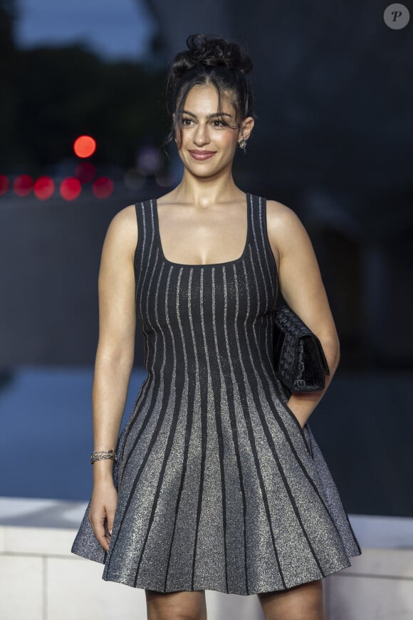 Sofia Lesaffre - Photocall du dîner "Prelude pour les JO" à la Fondation Vuitton à Paris, France, le 25 juillet 2024. © Olivier Borde/Bestimage 