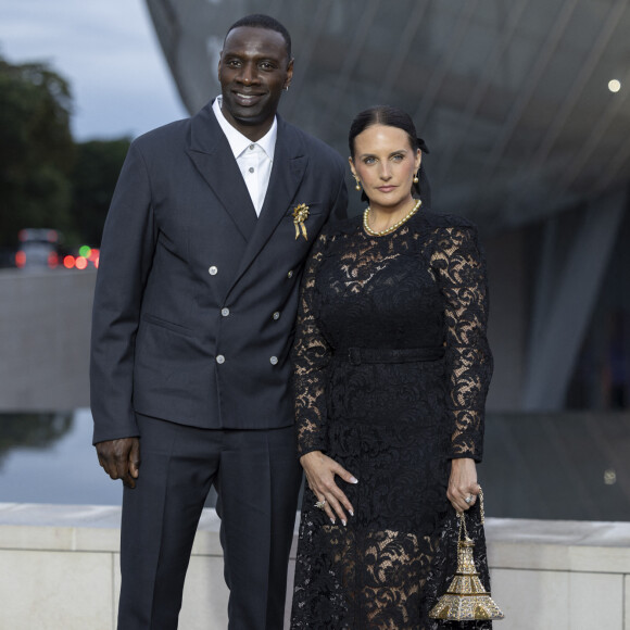 Omar Sy et sa femme Helene ont eux aussi fait le déplacement
Omar Sy et sa femme Helene (bijoux Tasaki) - Photocall du dîner "Prelude pour les JO" à la Fondation Vuitton à Paris, France, le 25 juillet 2024. © Olivier Borde/Bestimage 