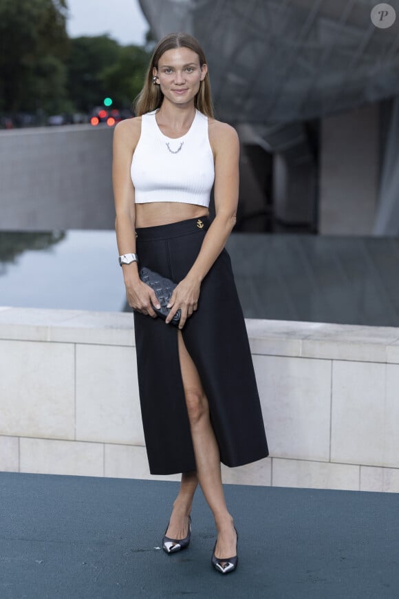 Fiammetta Cicogna - Photocall du dîner "Prelude pour les JO" à la Fondation Vuitton à Paris, France, le 25 juillet 2024. © Olivier Borde/Bestimage 