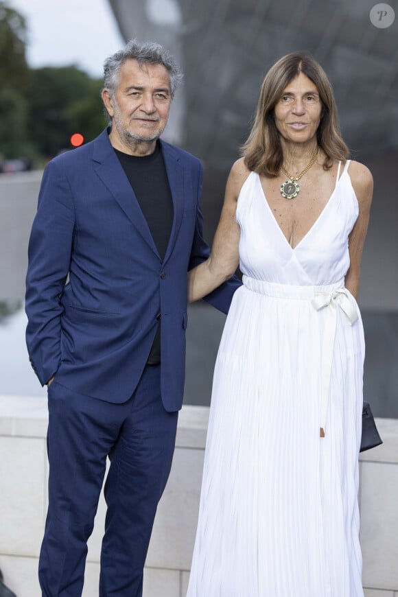 Pietro Valsecchi, Camilla Nesbitt - Photocall du dîner "Prelude pour les JO" à la Fondation Vuitton à Paris, France, le 25 juillet 2024. © Olivier Borde/Bestimage 