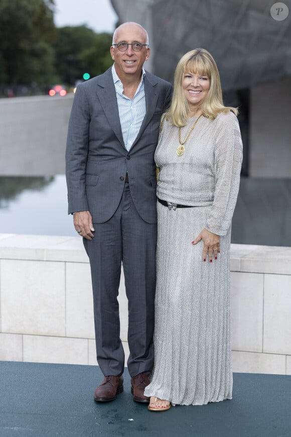 Bill Bell, Maria Arena Bell - Photocall du dîner "Prelude pour les JO" à la Fondation Vuitton à Paris, France, le 25 juillet 2024. © Olivier Borde/Bestimage 