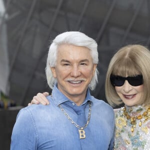 Baz Luhrmann, Anna Wintour - Photocall du dîner "Prelude pour les JO" à la Fondation Vuitton à Paris, France, le 25 juillet 2024. © Olivier Borde/Bestimage 