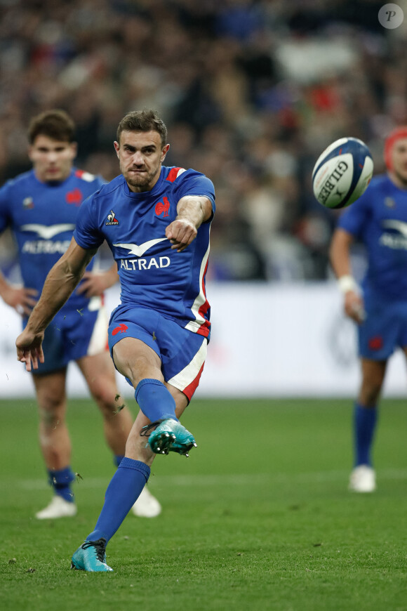 Info - Rugby/Vidéo raciste: l'arrière du XV de France Melvyn Jaminet suspendu 34 semaines - Melvyn Jaminet (France) - Rugby : Tournée d'Automne : La France s'impose 29 à 20 face à l'Argentine au Stade de France le 6 novembre 2021 Aurélien Morissard / Panoramic / Bestimage