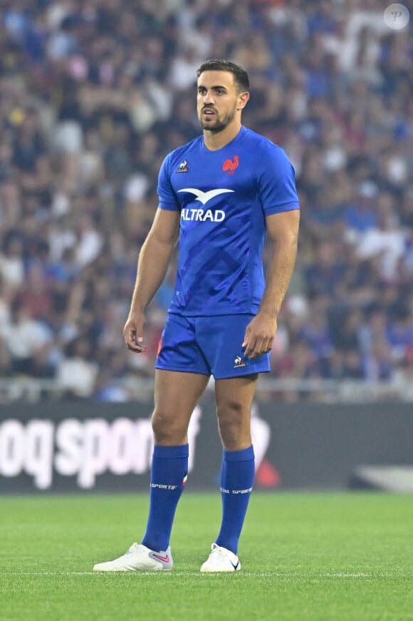 "Je te jure que le premier arabe que je croise sur la route, je lui mets un coup de casque !", a dit Melvyn Jaminet
Melvyn Jaminet ( 15 - France ) - Test match international de rugby à XV avant la Coupe du monde entre la France et les Fidji au stade de la Beaujoire à Nantes, France, le 19 août 2023. la France a gagné 34-17. © Federico Pestellini/Panoramic/Bestimage