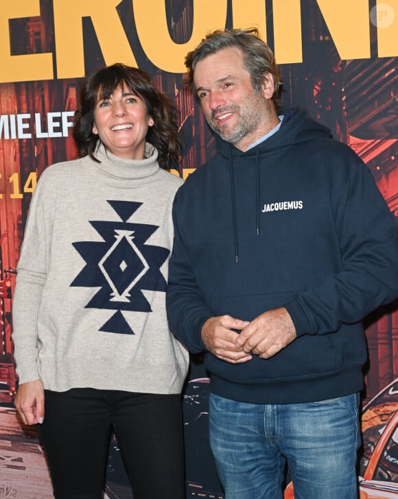 Estelle Denis et son compagnon Marc Thiercelin - Avant-première du film "Mon héroïne" au cinéma UGC Normandie à Paris le 12 décembre 2022. © Coadic Guirec/Bestimage