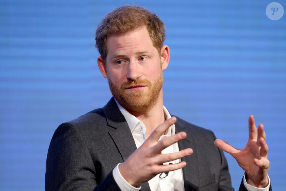 Le prince Harry lors du premier forum annuel de la Fondation Royale à Londres le 28 février 2018. 