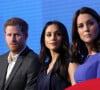 Rien ne va plus entre les Sussex et Kate Middleton en plus du prince William !
Le prince William, duc de Cambridge, Catherine (Kate) Middleton, duchesse de Cambridge (enceinte), le prince Harry et sa fiancée Meghan Markle assistent au premier forum annuel de la Royal Foundation qui se tient à Aviva.