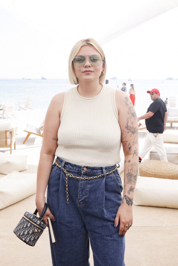 Louane Emera lors de la remise du prix TikTok Short Film à la Plage des Palmes en marge du 76ème Festival International du Film de Cannes,France, le 23 mai 2023. © Jack Tribeca/Bestimage