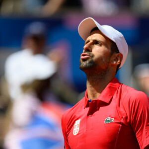 Un match remporté par le Serbe
Novak Djokovic domine (6-1, 6-4) Rafael Nadal dans l'épreuve de tennis lors des Jeux Olympiques de Paris 2024 (JO) à Roland Garros, à Paris, France, le 29 juillet 2024. © Jon Olav Nesvold/Bildbyran via ZUMA Press/Bestimage